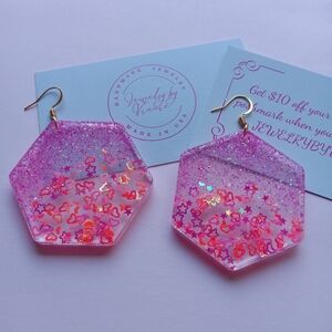 Hand Crafted Barbie's Dreams Collection Earrings